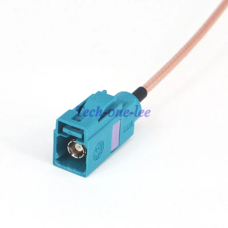 2 шт./лот gps внешняя антенна кабель Fakra Z женский RF коаксиальный адаптер Pigtail Соединительный шнур 0,5 футов
