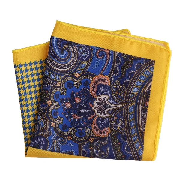 MPK-051pocket square Портной Смит дизайнер Карманный квадратный модный платок Пейсли Цветочный плед Stye Hanky 9 цветов на выбор - Цвет: MPK-051pocket square