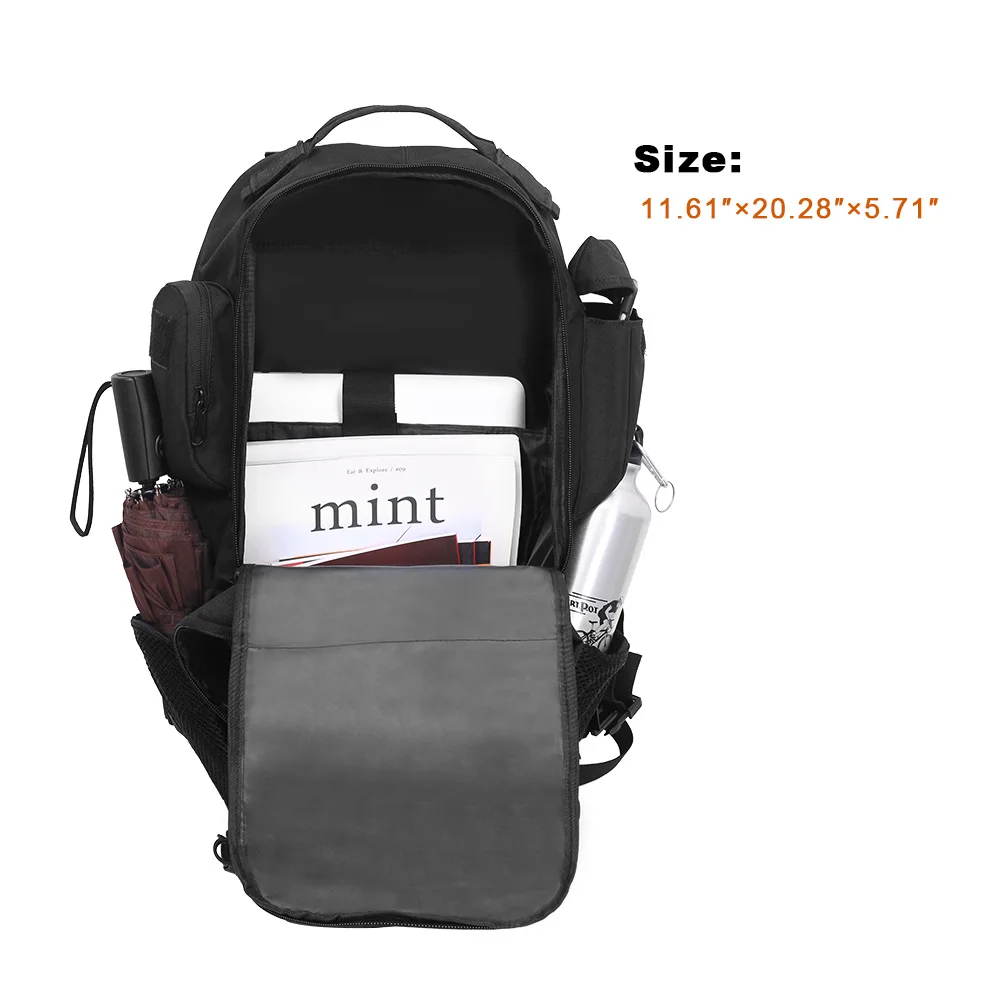 35L Outdoor Tatcical Molle Backpack Military Rucksack with Adjustable Strap Water Resistant Bag for Hiking Camping|rucksacks military|rucksack