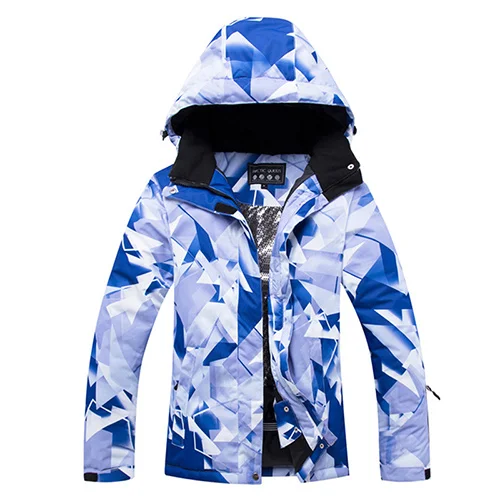 Женский высококачественный лыжный жакет-30 градусов Женская ветрозащитная Водонепроницаемая зимняя спортивная одежда Сноубординг уличные пальто - Цвет: color4