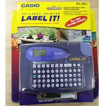 KL-60-L KL-60L casio Портативный английский машина ярлыка, костюм для детей 6/9/12 мм casio для маркировки ленты XR-12WE XR-9WE XR-12YW