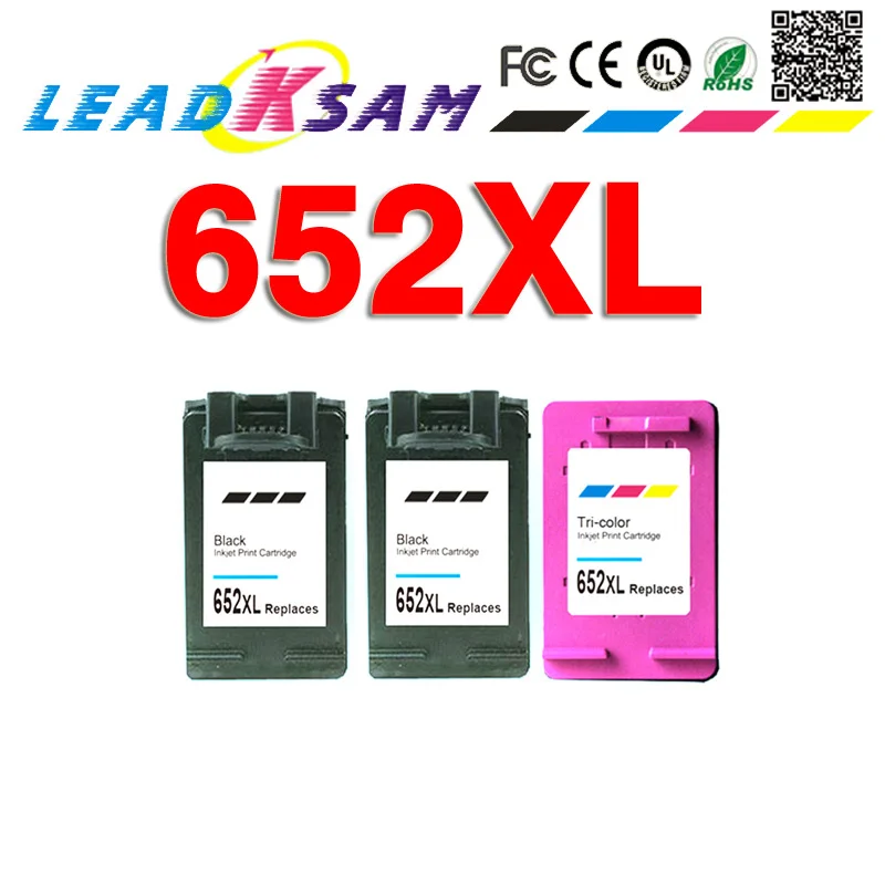 Чернильные картриджи совместимые с hp652 652XL 652 Deskjet 1115 1118 2135 2136 2138 3635 3636 3835 4535 4536 4538
