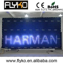 P80MM 5,2X2,7 м дешевые современные светодиодные изображение фона сценический дизайн