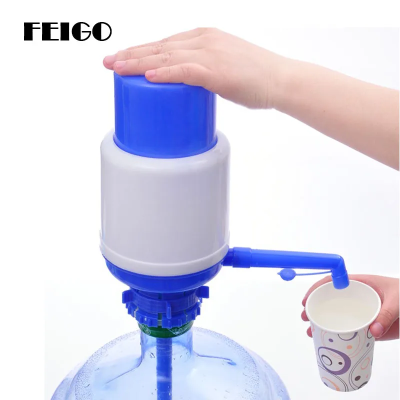 

FEIGO Bottled waterDrinkin Water Hand Press Pump Water Pressure Equipment Home Office Outdoor Hand Pressure Water Dispenser F724