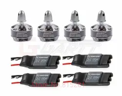 GARTT CW КНО ml 2206 S 2000kv бесщеточный Двигатель + 4 шт. xrotor 20A Орто Brushless ESC для Средняя скорость мочеиспускания 210 250 300 Quadcopter MultiCopter