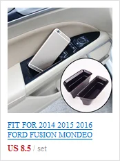 Для Ford Fusion Mondeo 2013 дверная коробка для хранения внутренняя дверная ручка подлокотник контейнер-корзина чашки