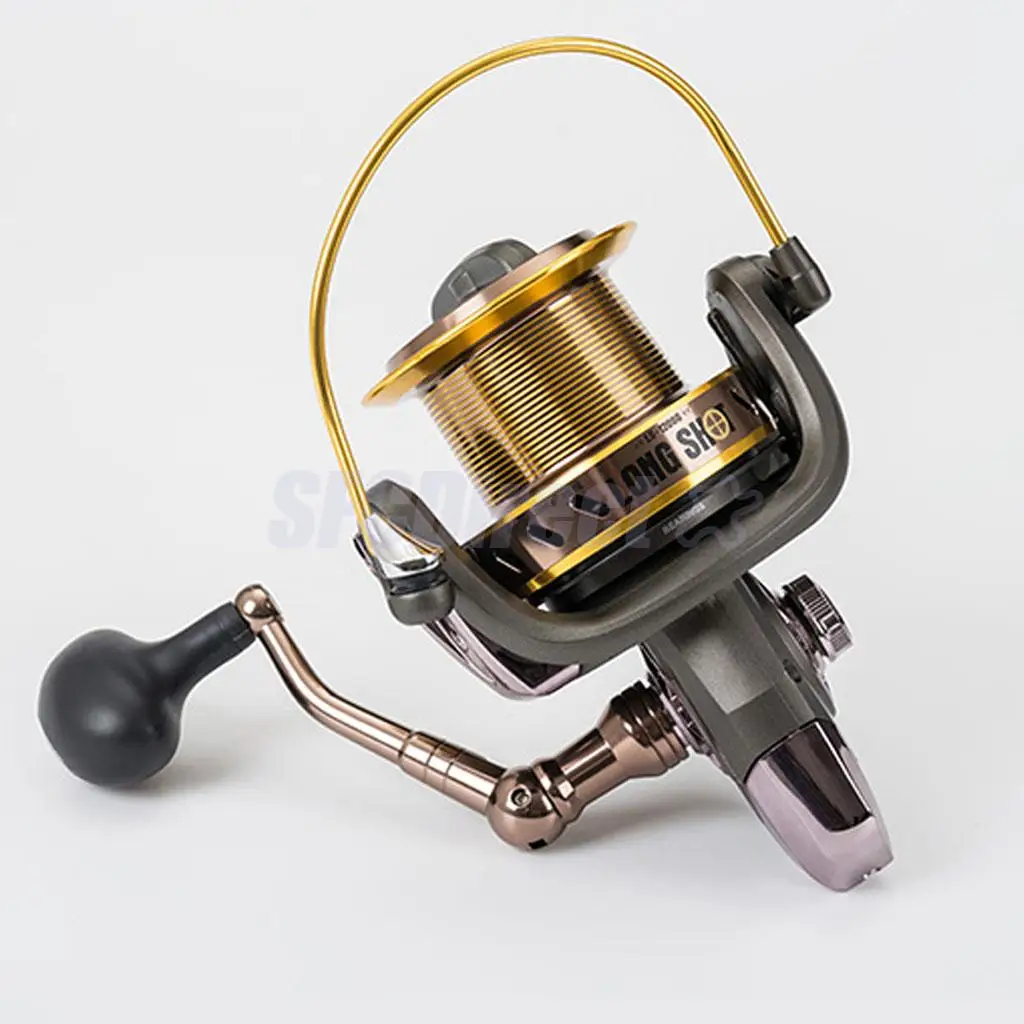 

CNC Metal Large Spinning Fishing Reel Long Shot Wheel Saltwater Long Casting Reel - Smooth, Lightweight, Powerful