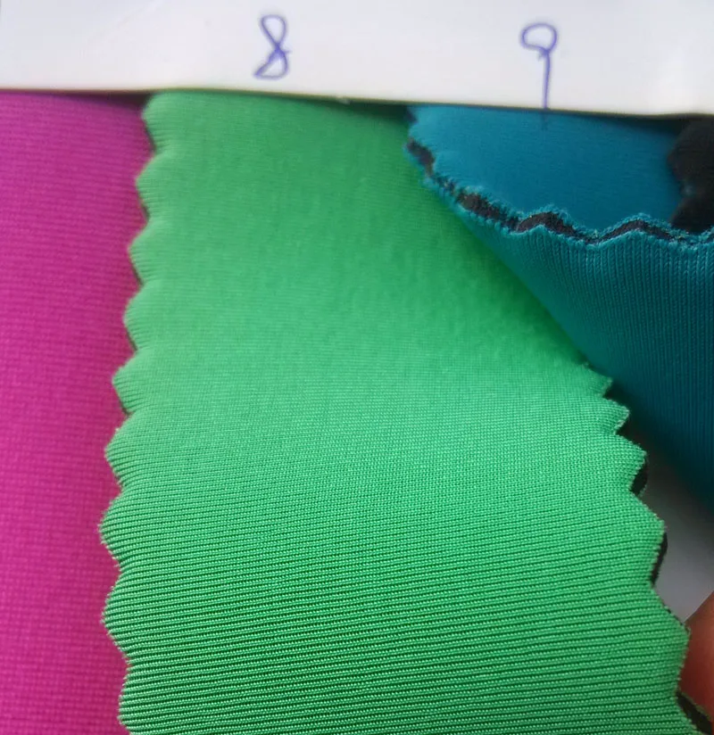

green lycra fabric coated SRB Neoprene rubber fabrics 2.5MM thickness
