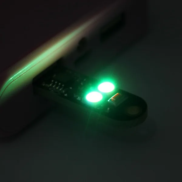 1 шт. Новое поступление цветной светодиодный ночник Mini USB для портативного