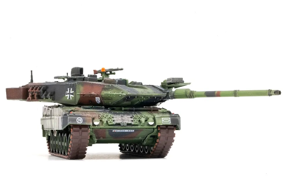 Редкое специальное предложение 1:72 НЕМЕЦКИЙ 2A6 основной Военный танк камуфляжная