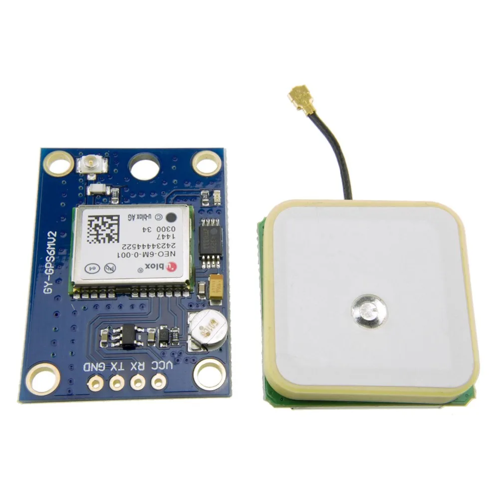 1 шт. GY-NEO6MV2 NEO-6M gps модуль NEO6MV2 с управлением полетом EEPROM MWC APM2.5 большая антенна