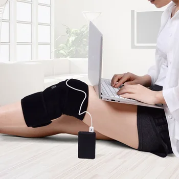 

Electric Knee brace Heating Massager Pads tactical Therapy Adjustable Brace cap Support Belt Arthritis Relieve aolikes Knee Pain