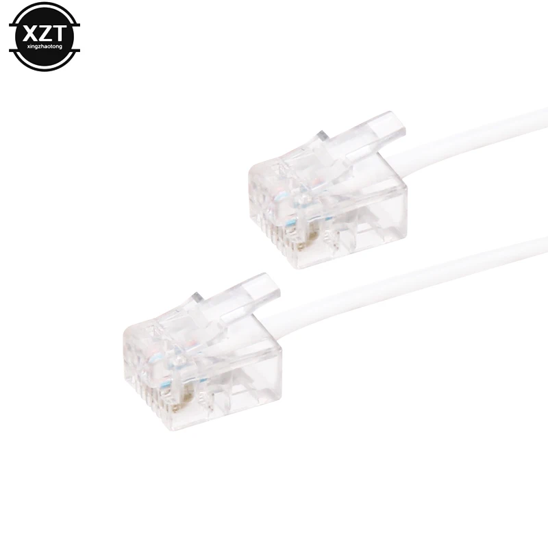 RJ11 6P2C Modular Telephone Phone Cables Wire Extended