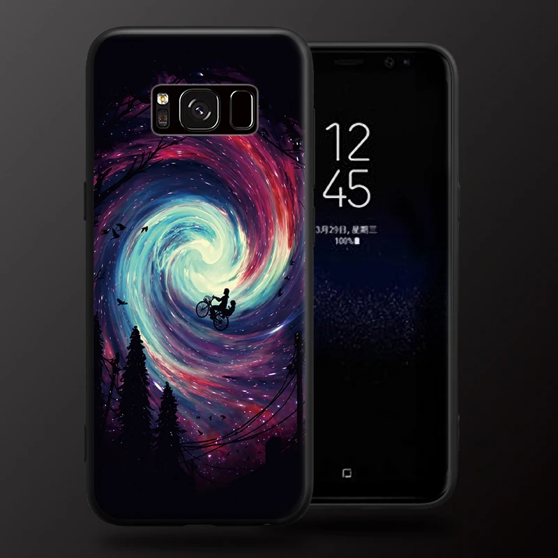 Значительные отличительный Темный супергероя узор для Samsung Galaxy S6 S7 край S8 S9 Plus Note 3 4 5 8 9 Жесткий чехол для телефона