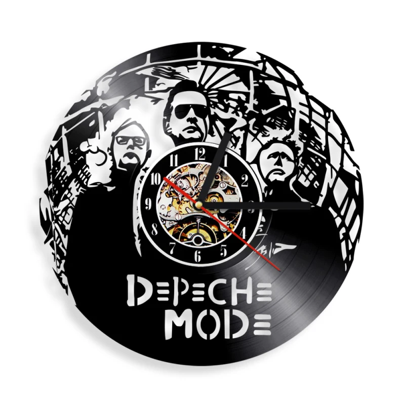 Rock Band Wall Clock Modern Design with 7 Different Color Change