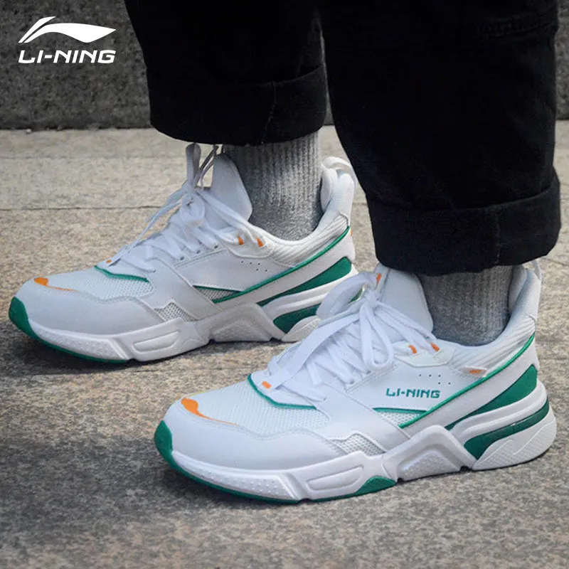 Женские Классические прогулочные туфли Li Ning 001 дышащая классическая спортивная