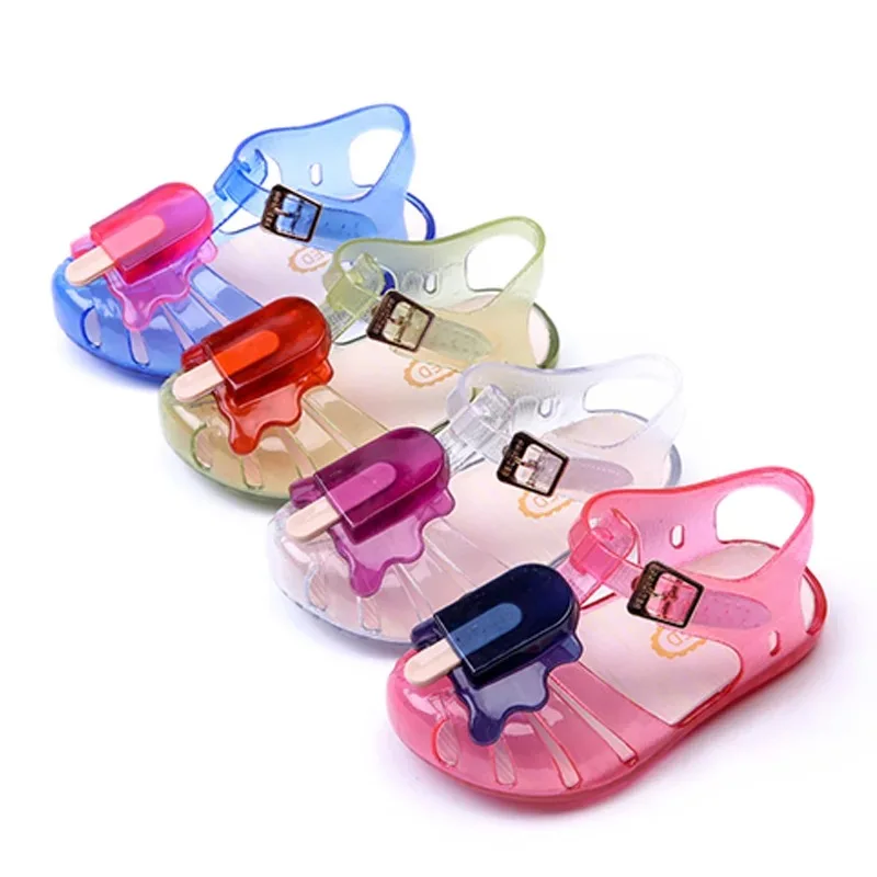 Mini Sed 2019 New Popsicle Jelly Children Shoes Shoes Ice Cream Baby