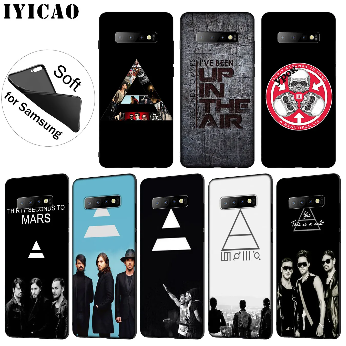 IYICAO 30STM 30 Second To Mars Мягкий силиконовый чехол для телефона Samsung Galaxy S10 S9 S8 Plus S6 S7 Edge S10e