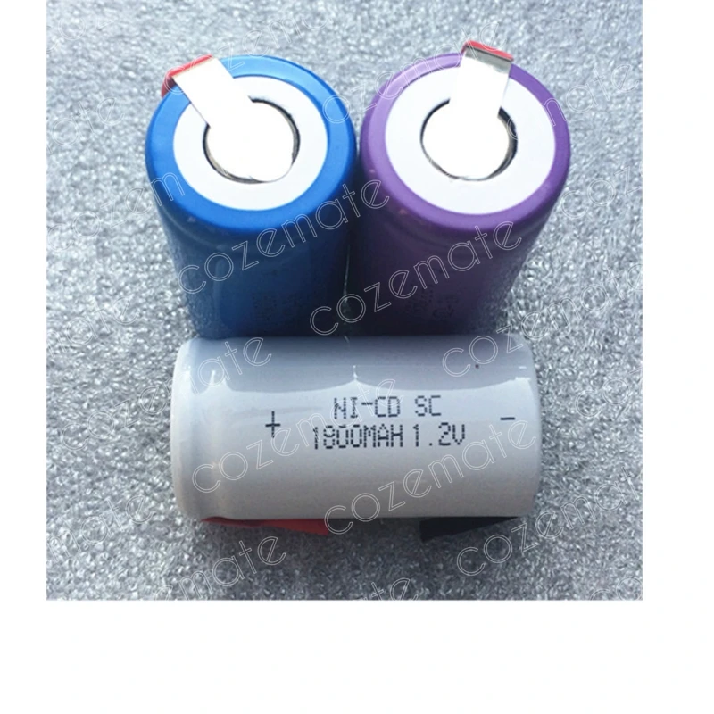 12 шт. Sub C SC 1 2 v Nicd Батарея 1800mAh 20A Ni CD Sc упаковка батарея cd Subc 7 1800mah