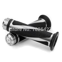7/8 “lenker Lenkergriffe Für Aprilia Victory Triumph Harley-davidson Ducati Honda Suzuki Kawasaki Yamaha BMW KTM Ducati silber