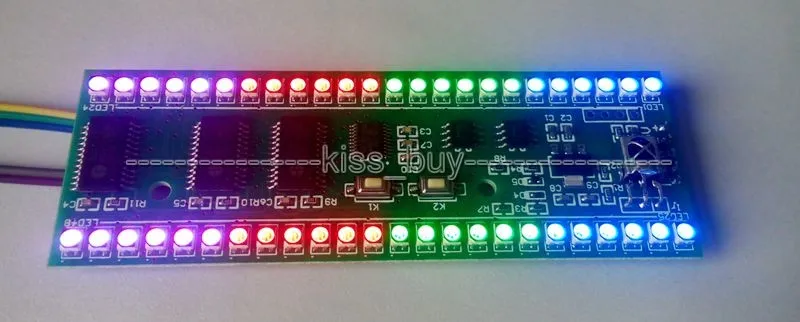 Assembb светодиодный контроллер уровня 5 в RGB MCU с регулируемым дисплеем 24 индикатор VU