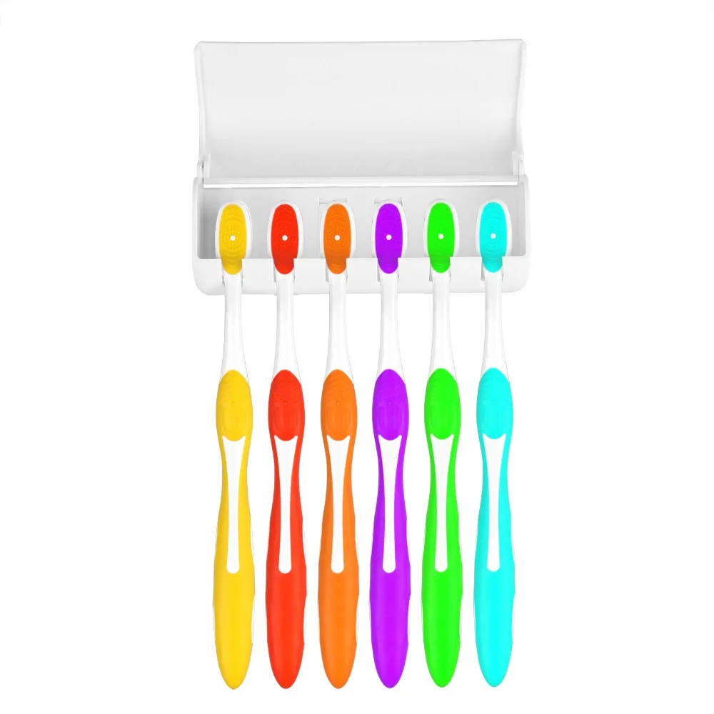 Настенный держатель для зубных щёток 6 щеток|toothbrush holder stand|toothbrush holderbathroom set accessories |