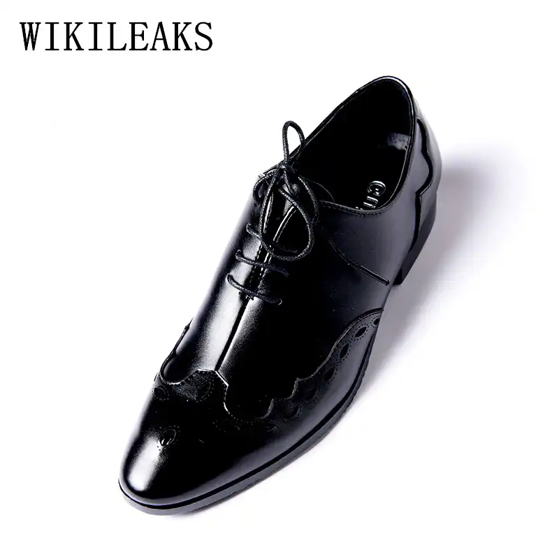 black wedding shoes mens