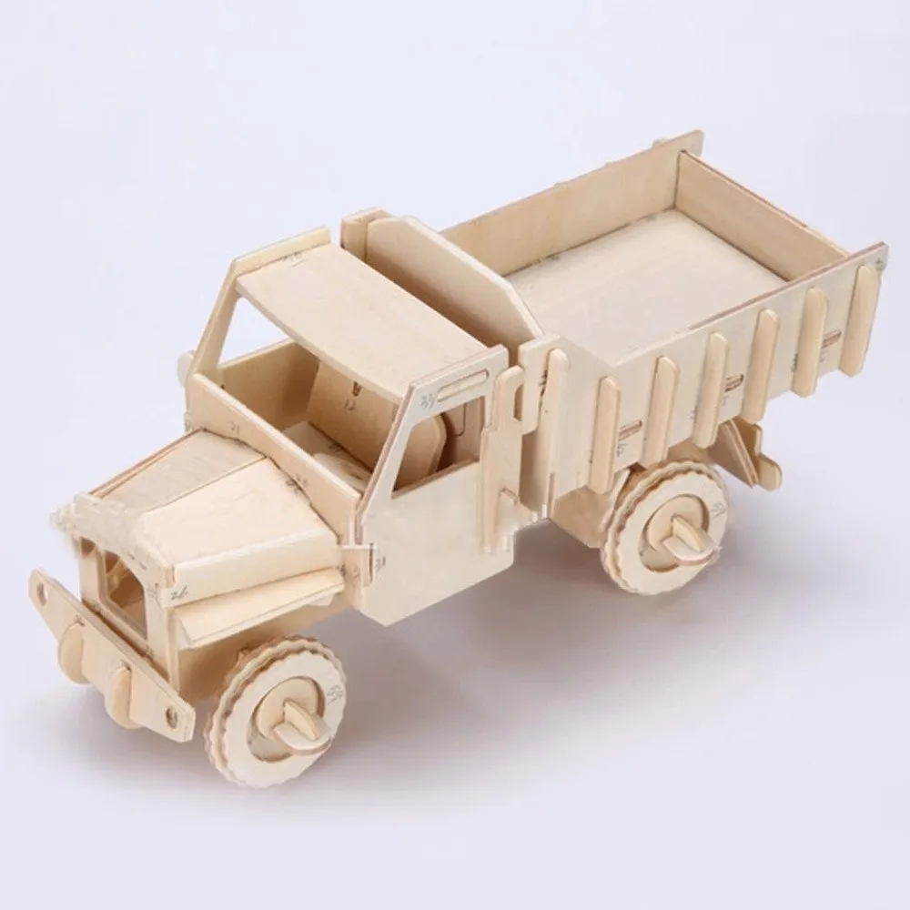 wooden lorry toy