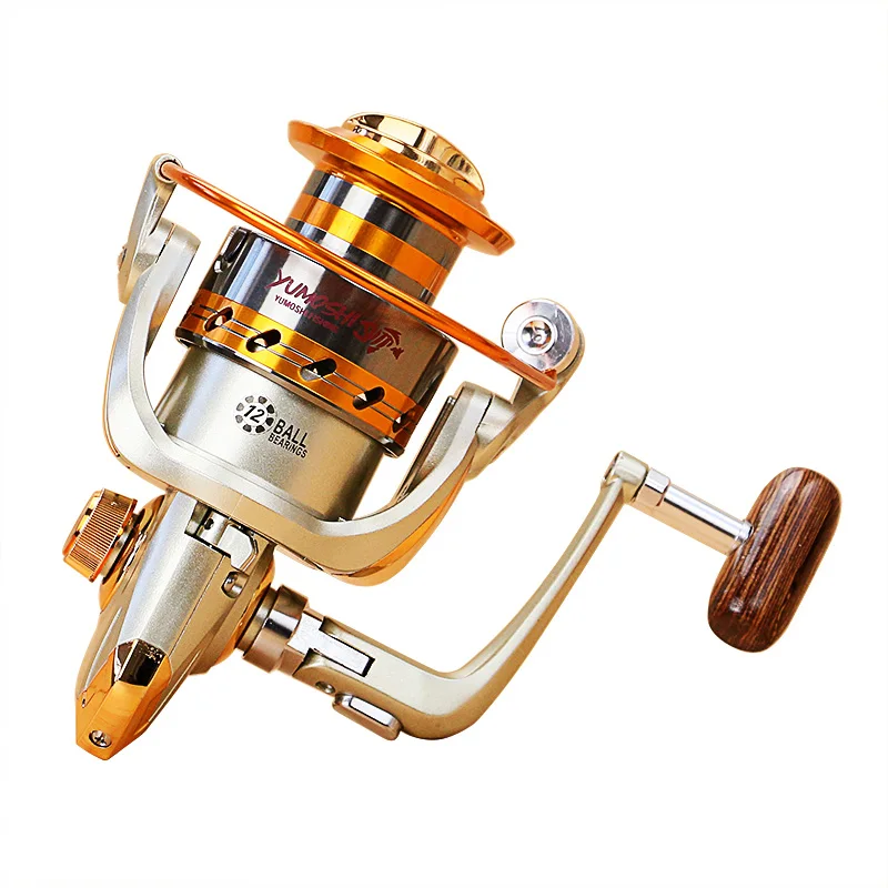

Yumoshi spinning Fishing reels jigging full metal reel spinning reels EF1000 /4000 Series speed Ratio 5.2:1 Fishing Reel
