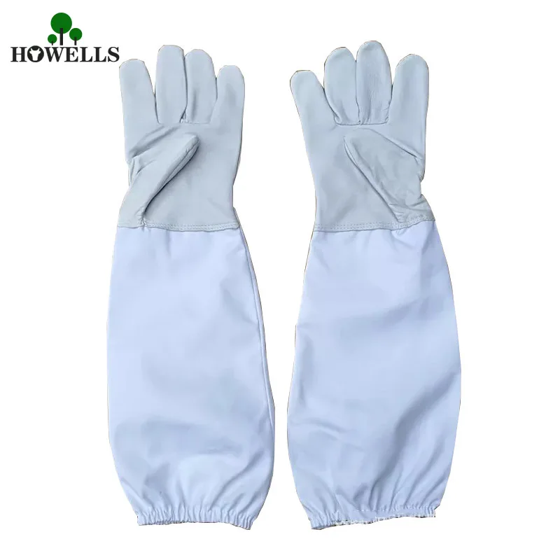 

1pair FB Beekeeping Gloves Sheepskin + Breathable Material Bee Tools Universal Model Canvas Gloves We Sell Cut Honey Knife