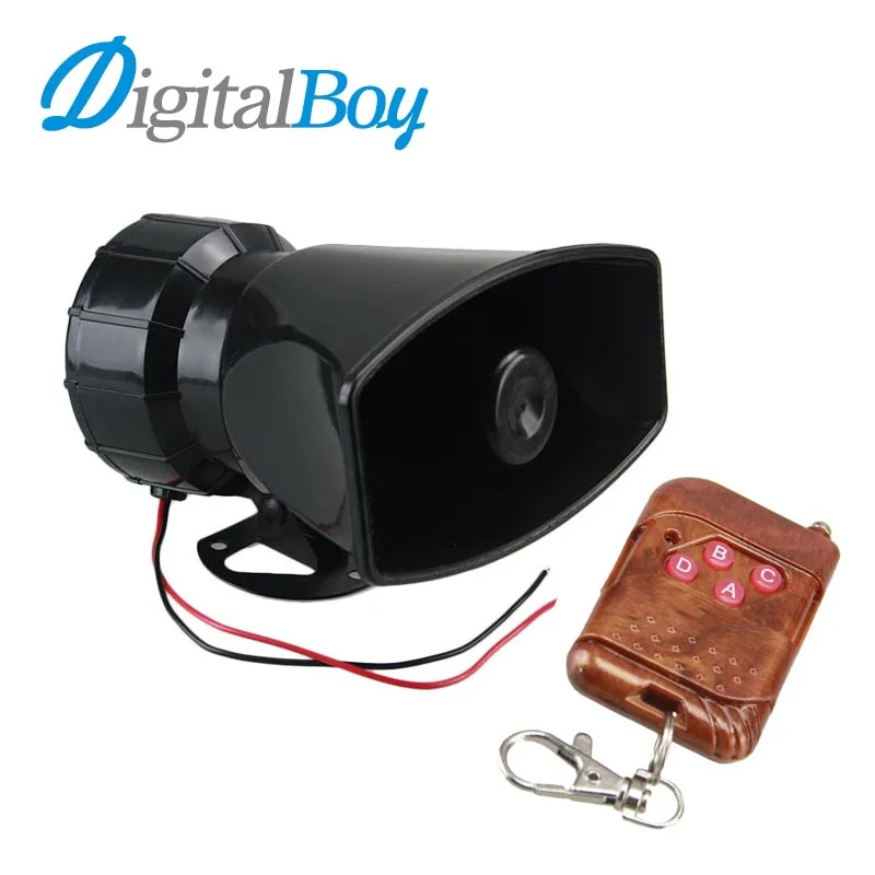 12V 100W Vehicle Car 7 Tone Siren Loud Horns Vehicle Motorcycle
