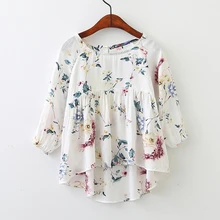 Kids Clothing New 2018 Autumn Summer Party Folds Girls Dress Printing Doll Shirt Dress Long Sleeve For Baby Kids Clothing