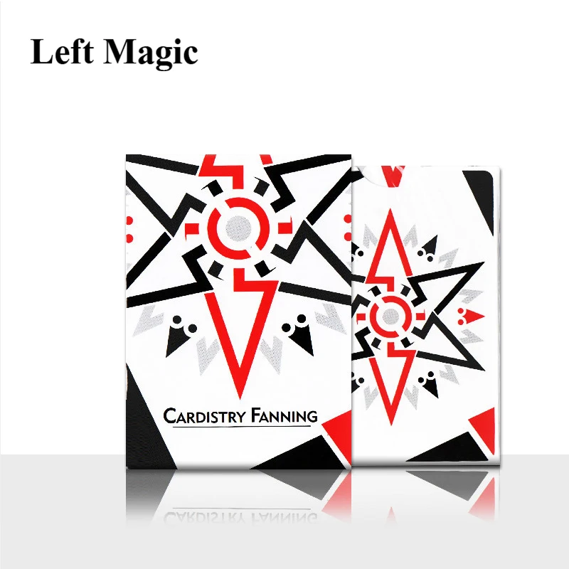 

1 Deck Cardistry Fanning-White Playing Card Poker Magic Trick Close Up Stage Porps Accessory Illusion Magician Magia Magic