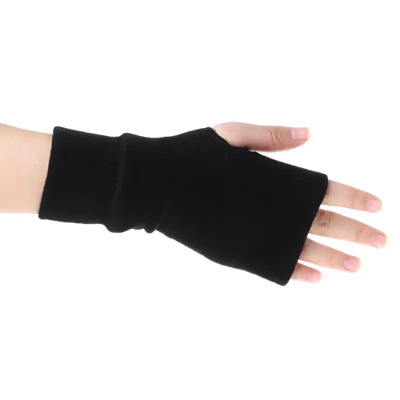 Ba30DEllylelly Guantes Unisex de Moda de Punto sin Dedos Guantes de oto/ño e Invierno para Hombres y Mujeres Guantes c/álidos Suaves y Largos Guantes el/ásticos