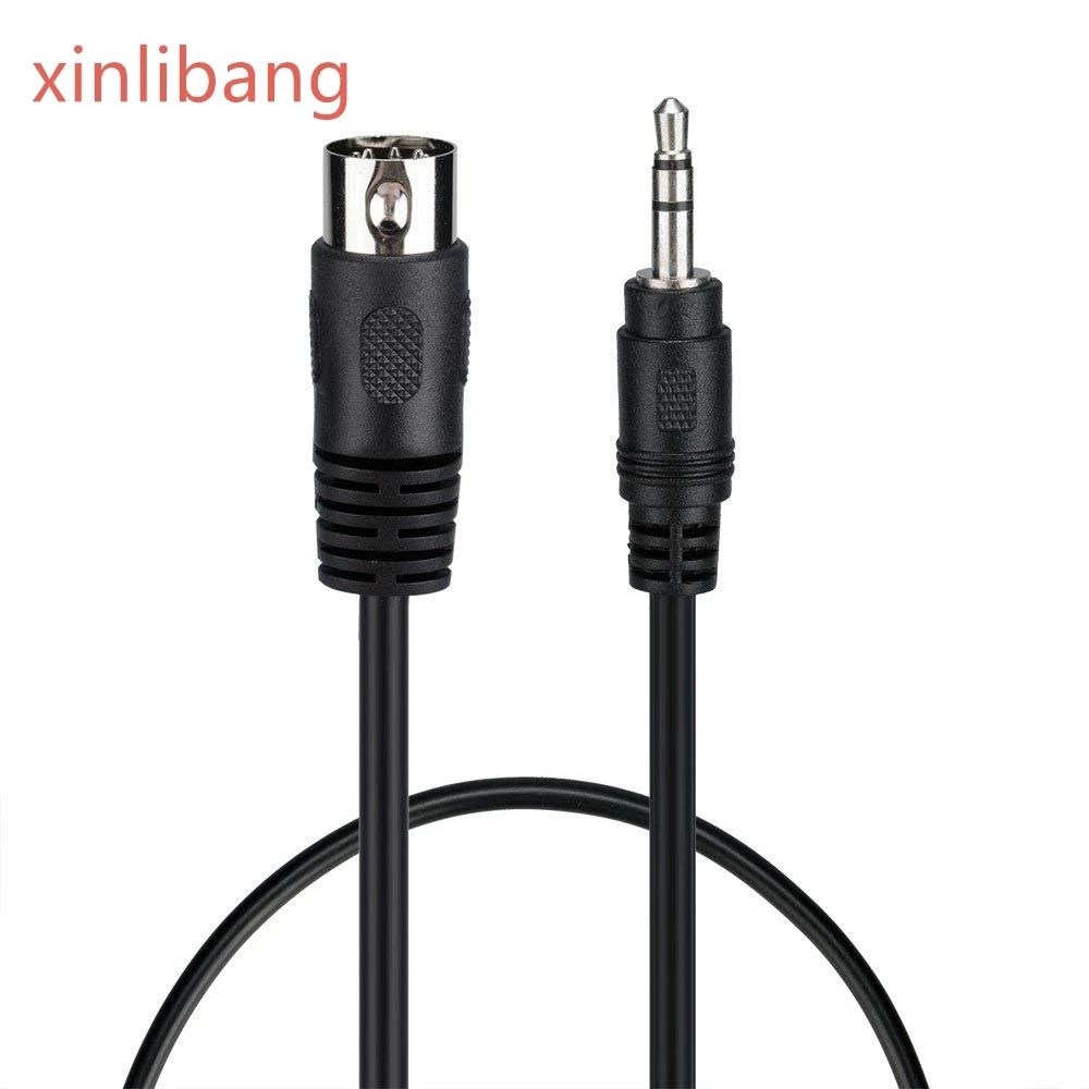 

DIN 5-Pin Male to 3.5mm Male MIDI Cable 3.5mm Male to Male DIN Adapter Splitter Cable (1.5ft)