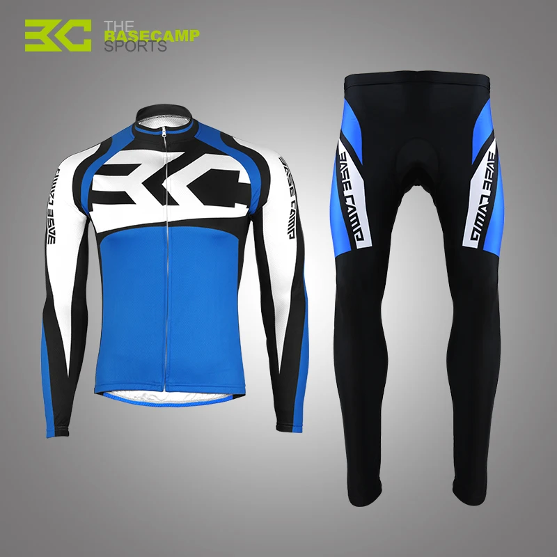 

BASECAMP Cycling Full-sleeve Fleece Jersey Set Autumn Winter Long-Sleeved Cycling Fleece Clothing Suit Cycling Equipment BC-531