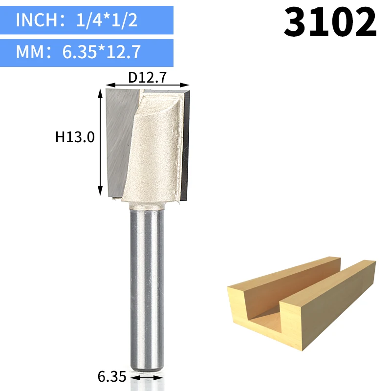 HUHAO 1 шт. 1/" хвостовик ЧПУ для очистки нижней части фрезы Деревообрабатывающие инструменты Два флейты Концевая фреза фрезы для дерева режущие инструменты - Длина режущей кромки: 3102