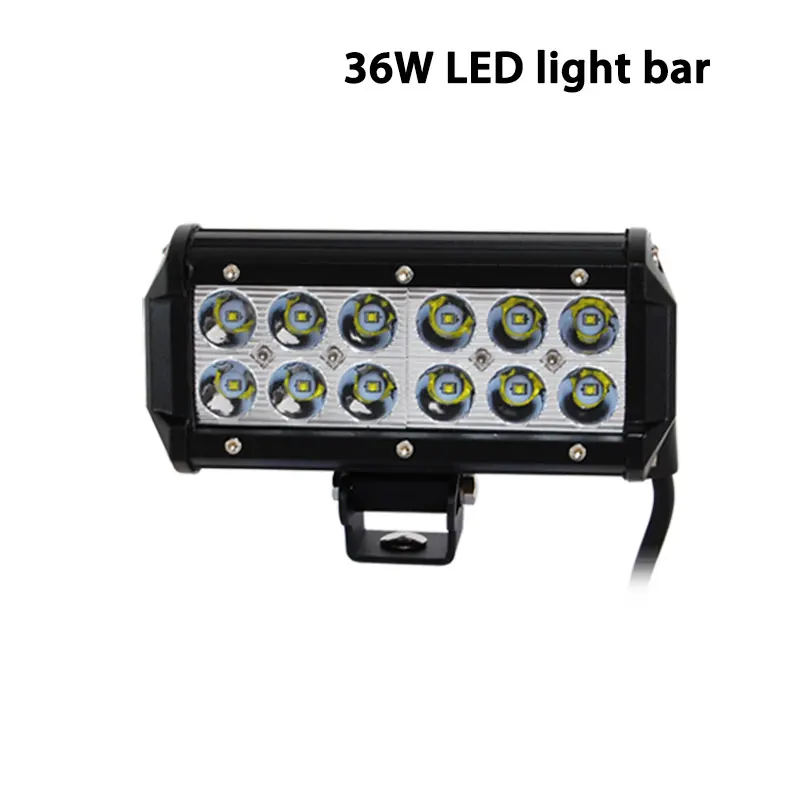

free shipping 18W 36W 126W 234W LED work light bar offroad 4x4 truck roof headlight for Wrangler TJ DAEWOO KENWORTH SISU