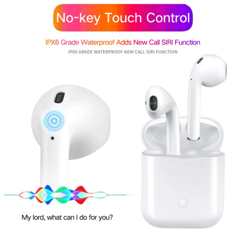 Горячие LK TE8 Touch Управление наушники Bluetooth V5.0 True Беспроводной стерео двойной уха