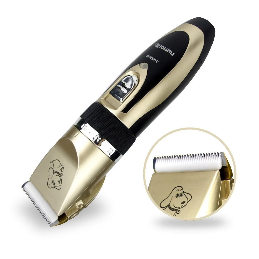  Professional Clippers for Dog Low-noise Safe 8W High Power Rechargeable Electric Cat Hair Trimmer D