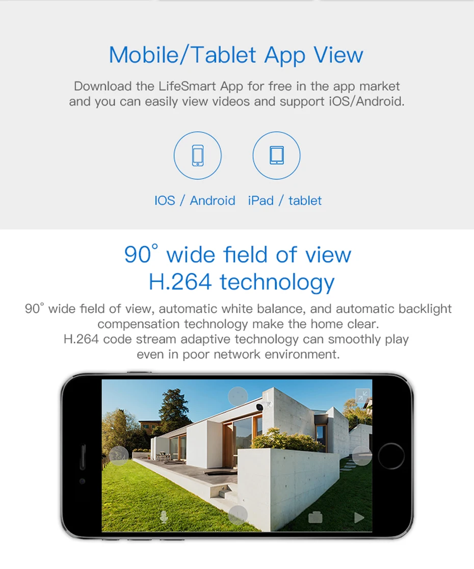 Lifesmart Outdoor Wireless IP Camera 1080P Night Vision IP66 Waterproof Motion Detection Wireless Cameras Smart Remote Controll (5)
