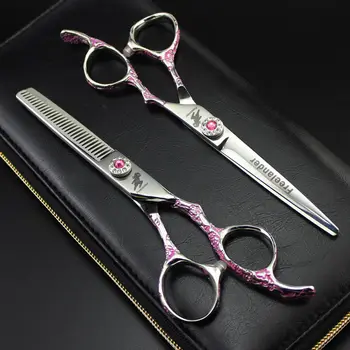 

Freelander Professional 6 inch Hair Scissors Hairdressing Tool Barber Scissors Hair Cutting Shears Thinning Scissors