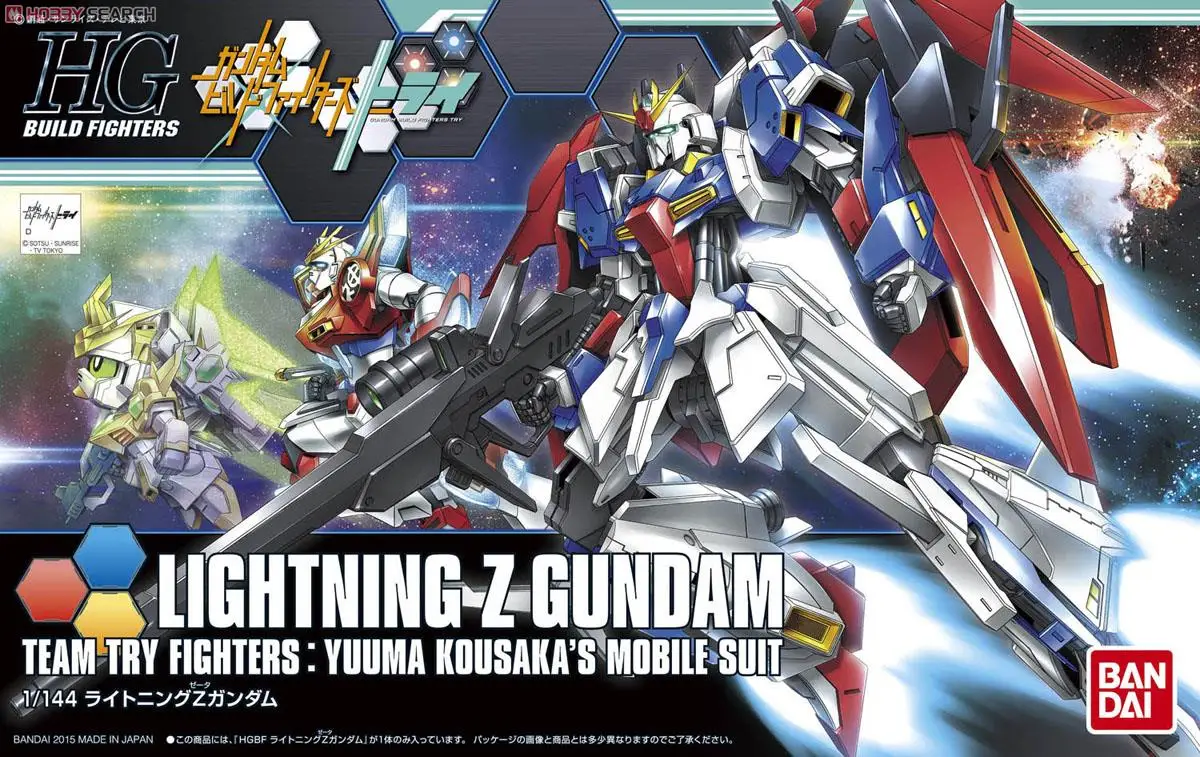 

Bandai Gundam 1/144 HGBF LIGHTNING Z Mobile Suit Assemble Model Kits Action Figures Plastic Model Toys