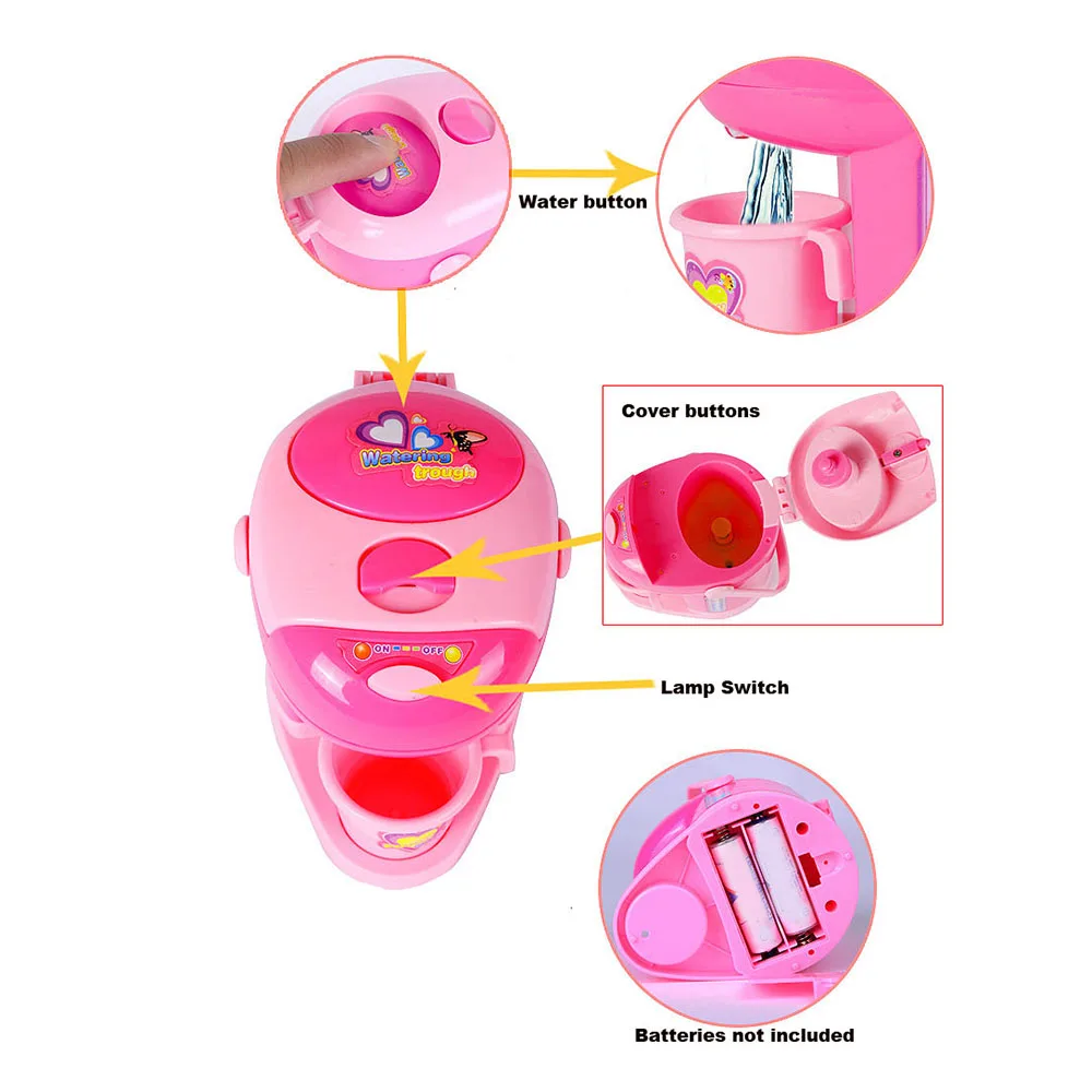 Батарейный мини Электрический диспенсер для воды игрушка девочка игровой дом кухня игрушка ролевые игры игрушка