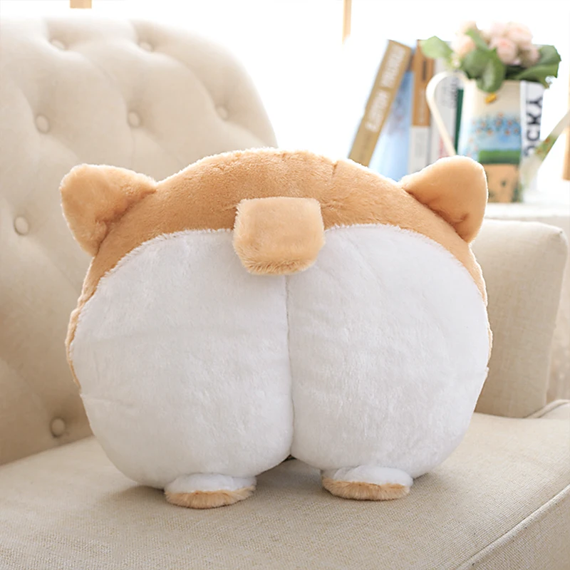 

Urijk Sofa Cushion Stuffed Kids Toys Novelty Bottom Butt Plush Warm Pillow Buttocks Hand Cushion Plush Hand Warmer