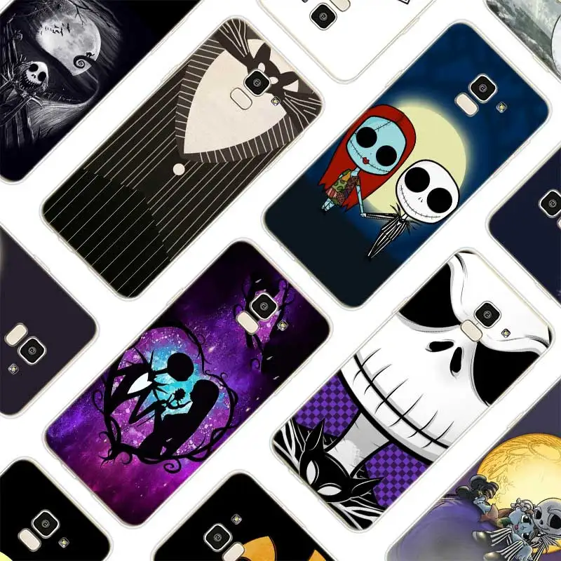 

Silicone Soft Phone Case Jack Skellington The Nightmare For Samsung Galaxy j8 j7 j6 j5 j4 j3 Prime Plus 2018 2017 2016