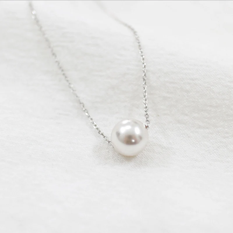 Round Freshwater Pearl Necklace - Image 3