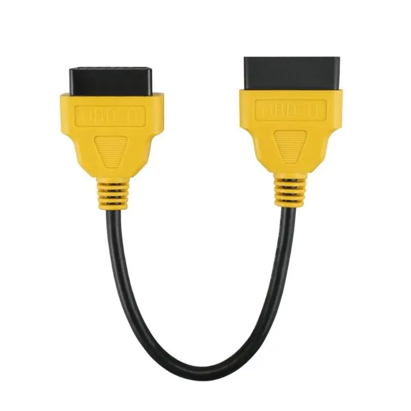 AUTOOL автомобиль OBD 2 II соединитель для удлинителя 16Pin 14/30/150 см Авто OBD2 диагностический адаптер продлить провода для Старт X431 подушка безопасности