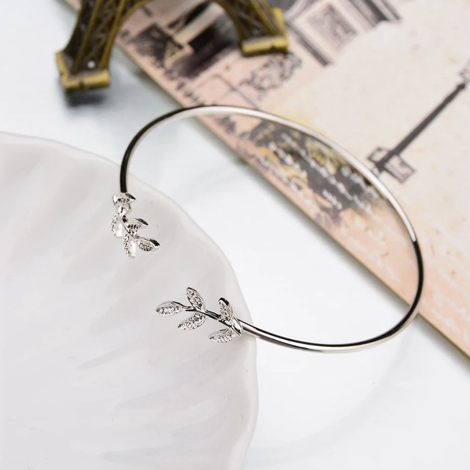 Alloy Opening Bangle cuff bracelets Bracelet For Women luxury bracelet Fashion Metal Jewelry (3)