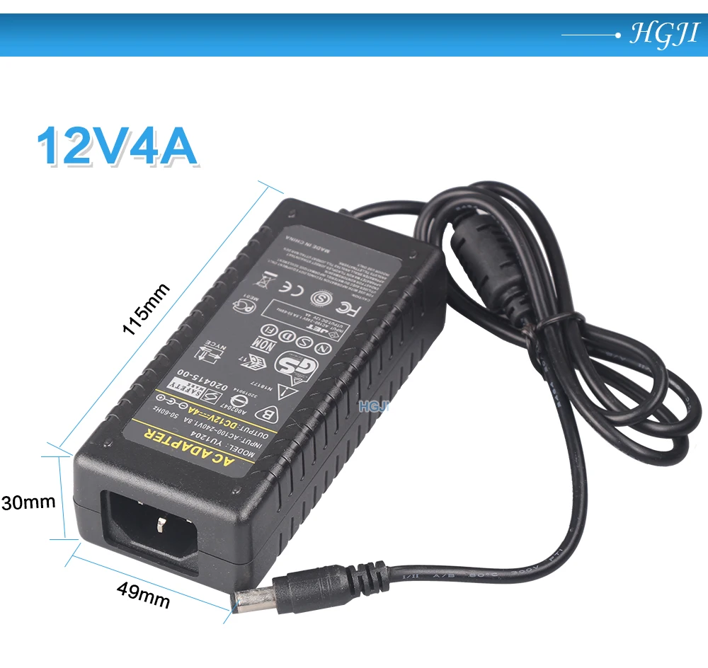 Description Picture 4 of itemAC100V - 240V to DC 12V 2A 3A 4A 5A 6A 8.5A 10A 12.5A 15A 20A 300w lighting transformers Power Supply Adapter Converter Charger